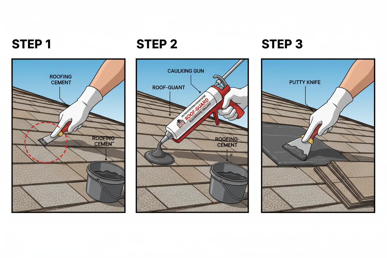 DYI step-by-step Roof leakage fix